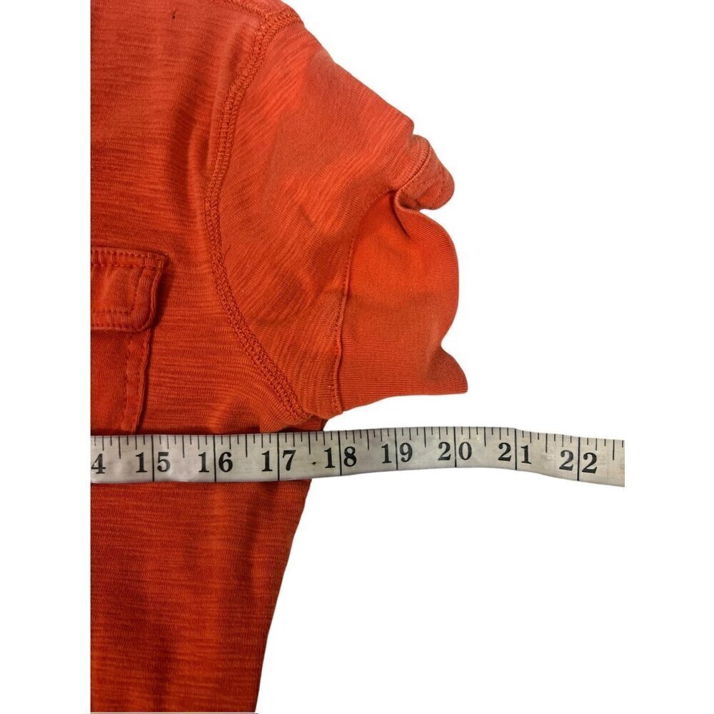Chaps Women's Orange Short Sleeve Top - Picture 4 of 6